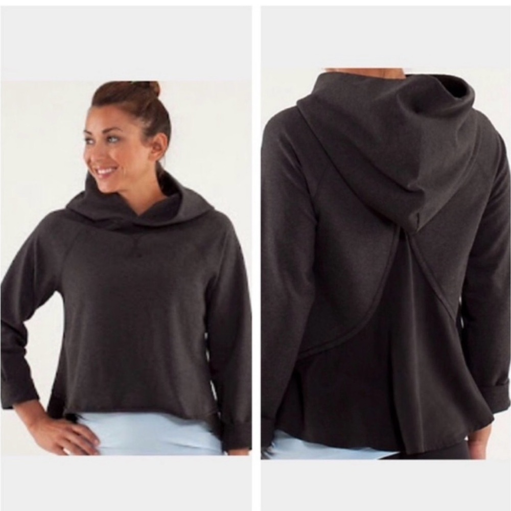 lululemon athletica Dark Gray Hooded Pullover